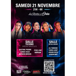 Soirée Retro House Techno au Jardins D'Oréa